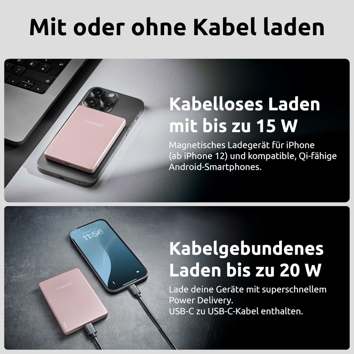 Powerbank INTENSO MW5000 5000 mAh Pink-6