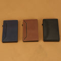 TOYFID Wallet With PU Leather Cover,Aluminum Alloy Pop Up Wallet Holder Card-5