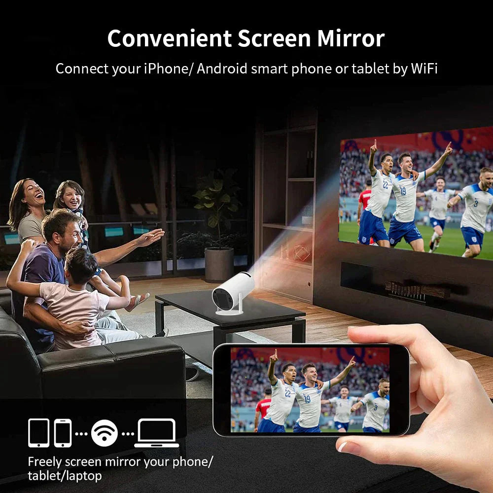 NNEOBA Transpeed 4K Wifi6 Portable Projector-4