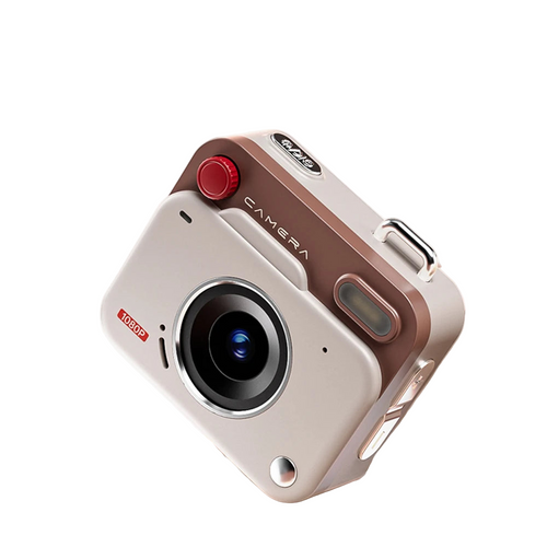 NNEOBA Retro Mini Keychain Camera Khaki-0